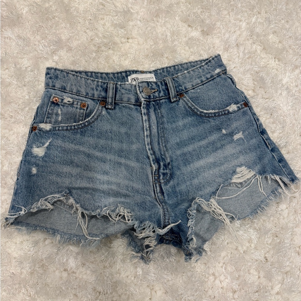 Zara denim shorts
